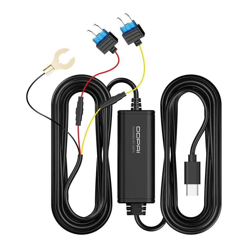 DDPAI Faststrømskabel for Sikringsboks (Hardwire Kit)