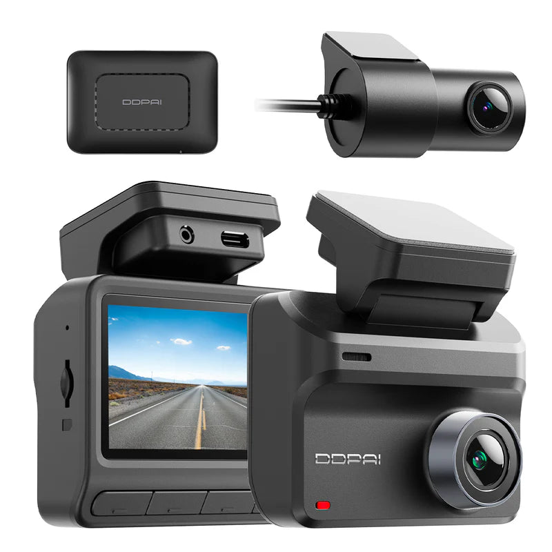 DDPAI Z50 Pro Dual | 4K Dashbordkamera med GPS & Bakkamera