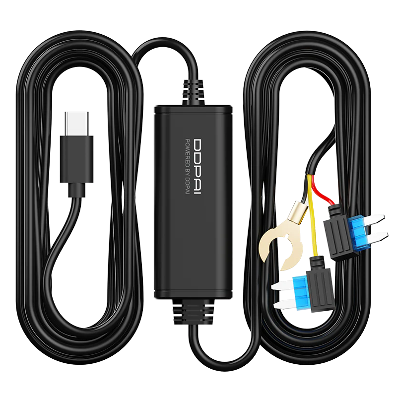 DDPAI Faststrømskabel for Sikringsboks (Hardwire Kit)